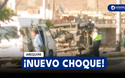 AREQUIPA: OTRA VEZ COMBIS DE CAYMA PROTAGONIZAN ACCIDENTE DE TRÁNSITO DONDE DEJAN 3 PERSONAS HERIDAS