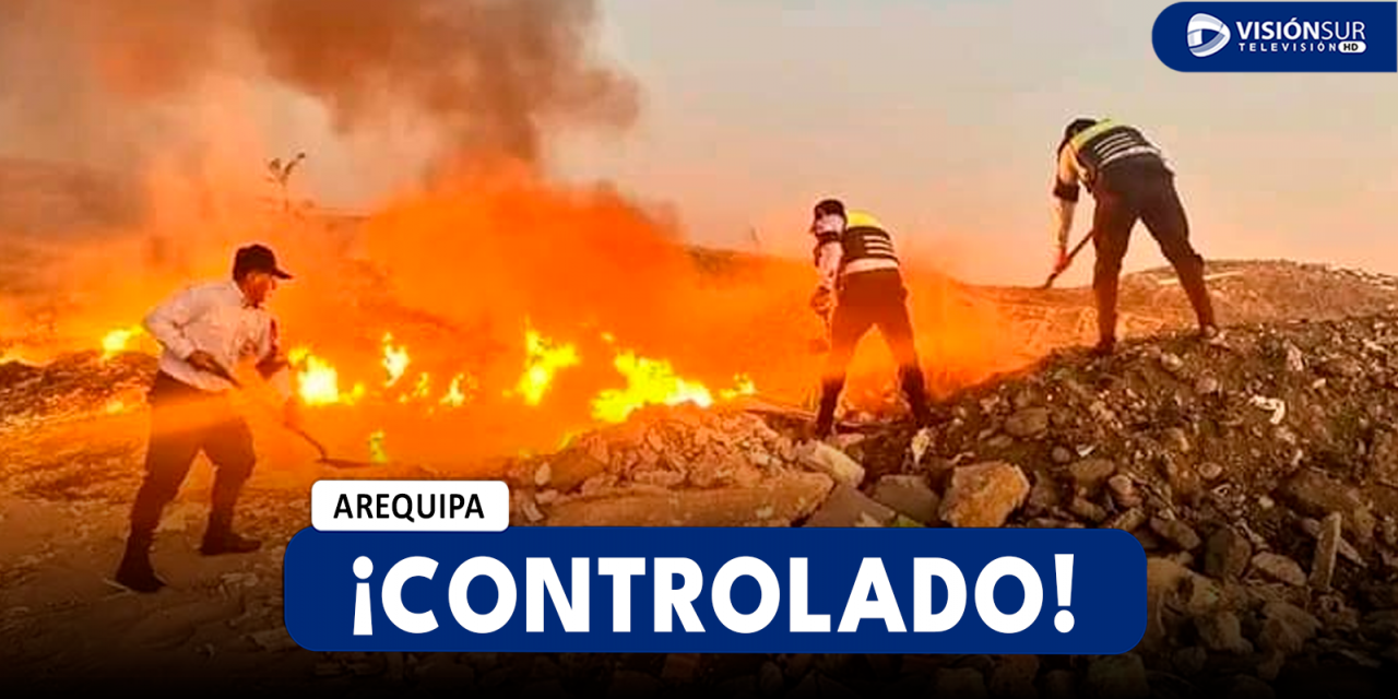 AREQUIPA: SERENOS CONTROLAN AMAGO DE INCENDIO EN MIRAFLORES QUE HABRÍA SIDO INICIADO PRESUNTAMENTE POR INDIGENTES