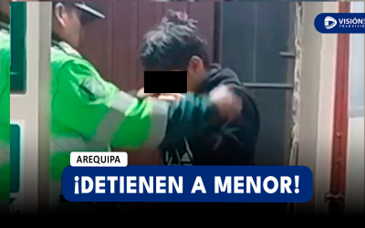 AREQUIPA: VECINOS DE MARIANO MELGAR DETIENEN A MENOR DE 14 AÑOS QUE AMENAZABA A TRANSEÚNTES CON CUCHILLO