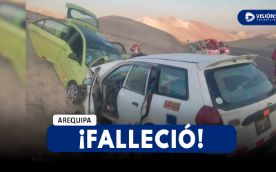 AREQUIPA: FALLECE MUJER QUE SE ENCONTRABA DE COPILOTO EN CHOQUE REGISTRADO EN CERRO VERDE