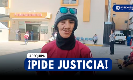 AREQUIPA: JOVEN PIDE JUSTICIA TRAS DOS MESES DE HABER SIDO ATACADO Y CONTINÚA CON EL ROSTRO DESFIGURADO