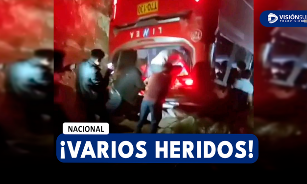 NACIONAL: VARIOS HERIDOS DEJÓ EL DESPISTE DE UN BUS DE LA EMPRESA DE TRANSPORTES LÍNEA EN LA LIBERTAD