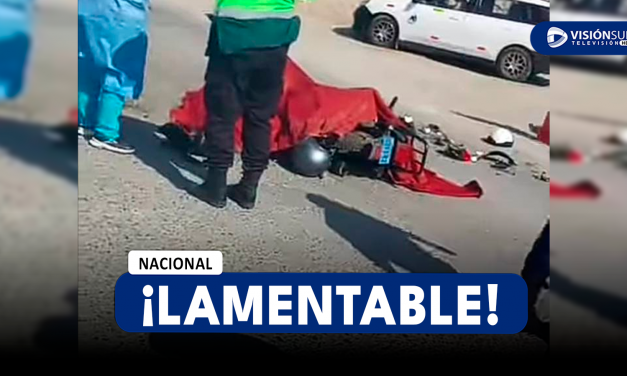 NACIONAL: MENOR DE EDAD PIERDE LA VIDA EN ACCIDENTE EN LA CARRETERA DE LA ENTRADA A ILO EN MOQUEGUA