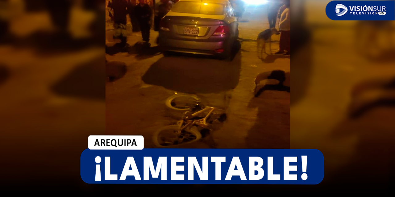 AREQUIPA: FAMILIARES DE PEQUEÑO QUE MURIÓ ATROPELLADO EN MARIANO MELGAR PIDEN APOYO