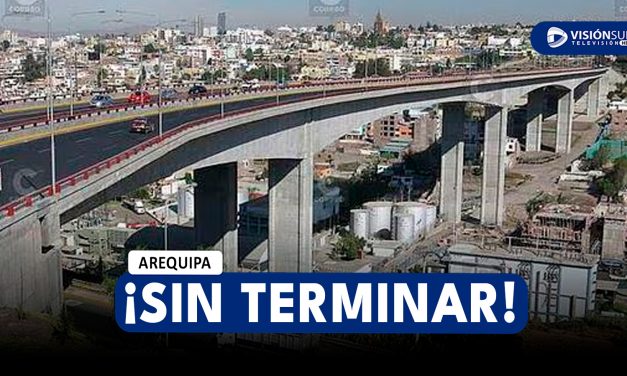 AREQUIPA: PUENTE CHILINA ESTARÍA EN UN 81.9% DE AVANCE FÍSICO DESDE EL 2021 Y AÚN NO SE CULMINARÍA