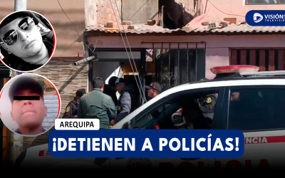 AREQUIPA: DETIENEN A DOS POLICÍAS QUE ESTARÍAN INMERSOS EN ACTOS DE CORRUPCIÓN AL EXIGIR SOBORNOS A CONDUCTORES