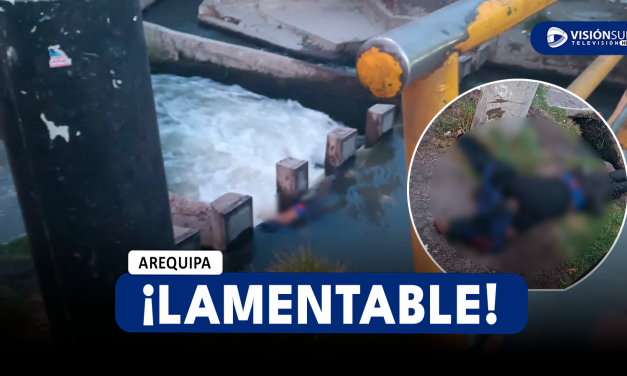 AREQUIPA: ENCUENTRAN EL CUERPO SIN VIDA DE UN VARÓN EN EL CANAL DE REGADÍO EN LA ZONA DE ZAMÁCOLA