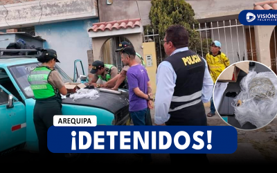 AREQUIPA: EFECTIVOS DE LA PNP CAPTURAN A INTEGRANTES DE LA BANDA “HIERBA FRESCA DE HUNTER” CON 200 GRAMOS DE CANNABIS SATIVA