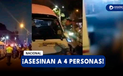 NACIONAL: ASESINAN A CUATRO PERSONAS EN UNA COMBI DEL CALLAO Y ENTRE LOS FALLECIDOS ESTARÍA UNA MENOR DE EDAD