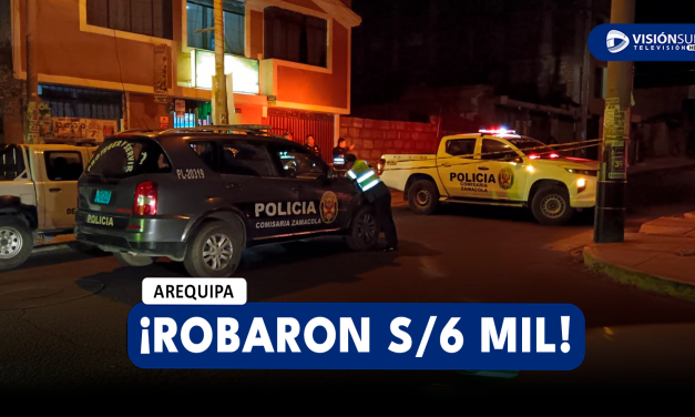 AREQUIPA: DELINCUENTES INTERCEPTAN TAXI DONDE VIAJABA SEÑORA CON 24 MIL DÓLARES Y LOGRARON ROBARLES S/6 MIL