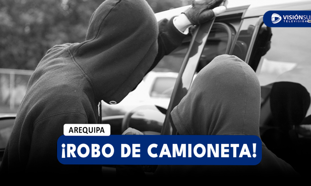 AREQUIPA: DELINCUENTES ARMADOS INTERCEPTAN A MUJER EN LA ZONA DE PERUARBO Y LE ROBAN SU CAMIONETA