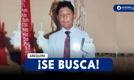 AREQUIPA: MENOR DE 14 AÑOS CON AUTISMO ES REPORTADO COMO DESAPARECIDO DESDE EL 17 DE OCTUBRE