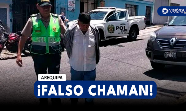 AREQUIPA: FALSO CHAMAN ES DETENIDO EN ALTO SELVA ALEGRE LUEGO DE HACER DESNUDAR A UNA MUJER MIENTRAS SE MASTURBABA