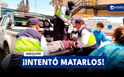 AREQUIPA: VARÓN INTENTÓ QUITARSE LA VIDA Y ASESINAR A SUS FAMILIARES DÁNDOLES GASEOSA CON ÁCIDO MURIÁTICO