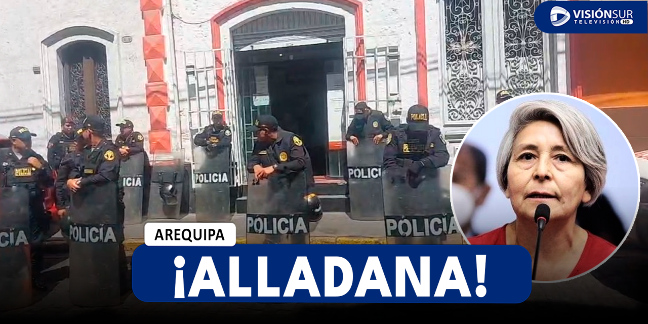 AREQUIPA: POLICÍAS Y LA FISCALÍA ALLANAN LAS VIVIENDAS DE LA CONGRESISTA MARÍA AGÜERO POR CASO “MOCHASUELDOS”