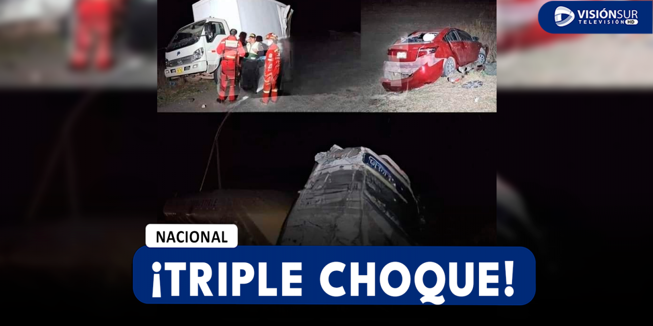 NACIONAL: TRIPLE CHOQUE SE REGISTRA EN LA VÍA JULIACA – CUSCO DONDE UNA MENOR DE EDAD PERDIÓ LA VIDA