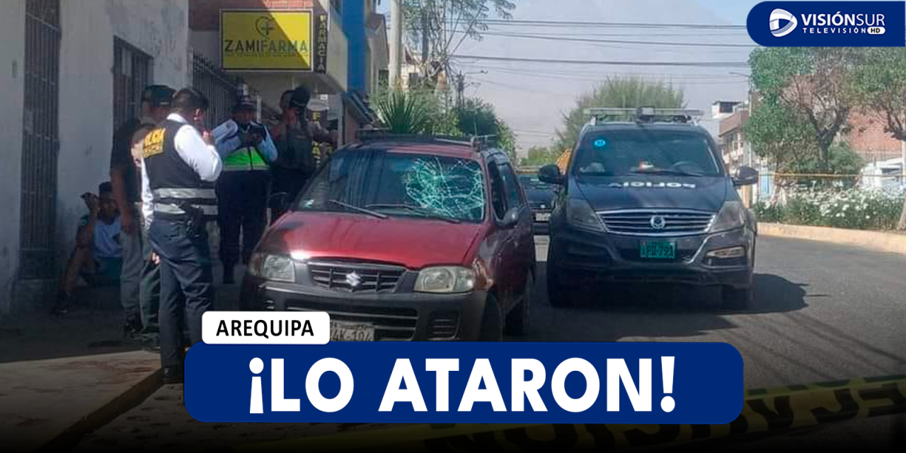 AREQUIPA: EMPRESARIOS CANSADOS DE EXTORCIONES CAPTURARON A UN PRESUNTO EXTORSIONADOR Y LO ATARON A UN POSTE