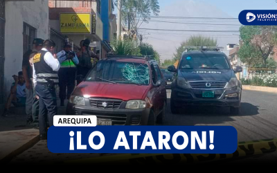 AREQUIPA: EMPRESARIOS CANSADOS DE EXTORCIONES CAPTURARON A UN PRESUNTO EXTORSIONADOR Y LO ATARON A UN POSTE