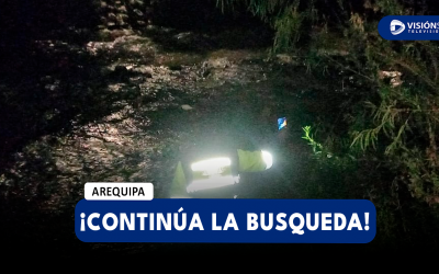 AREQUIPA: CONTINÚAN LA BÚSQUEDA DE UNA PERSONA QUE SE LANZÓ DESDE EL PUENTE GRAU HACIA EL RIO CHILI