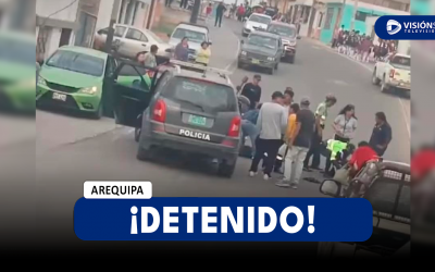 AREQUIPA: VARÓN ES DETENIDO LUEGO DE HABER ATROPELLADO A SEIS ESCOLARES EN ISLAY MIENTRAS CONDUCÍA SU MOTO EN ESTADO DE EBRIEDAD