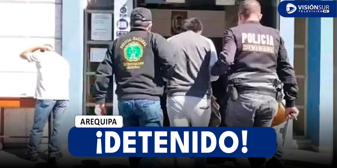 AREQUIPA: VARÓN ES DETENIDO LUEGO DE SER ACUSADO POR UNA ADOLESCENTE DE MASTURBARSE EN UNA CUSTER