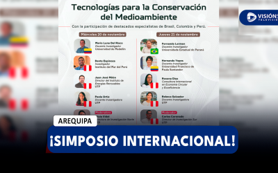 NACIONAL: DURANTE ESTE 20 Y 21 DE NOVIEMBRE SE REALIZARÁ EL SIMPOSIO INTERNACIONAL DE INVESTIGACIÓN “TECNOLOGÍAS PARA LA CONSERVACIÓN DEL MEDIOAMBIENTE”