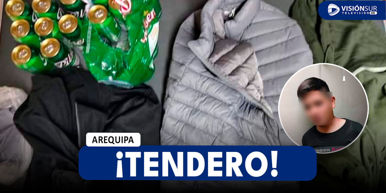 AREQUIPA: VARÓN INTENTÓ SUSTRAER VARIOS PRODUCTOS DE TOTTUS OCULTÁNDOLOS EN SU CUERPO