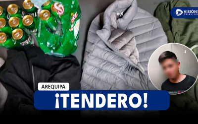 AREQUIPA: VARÓN INTENTÓ SUSTRAER VARIOS PRODUCTOS DE TOTTUS OCULTÁNDOLOS EN SU CUERPO