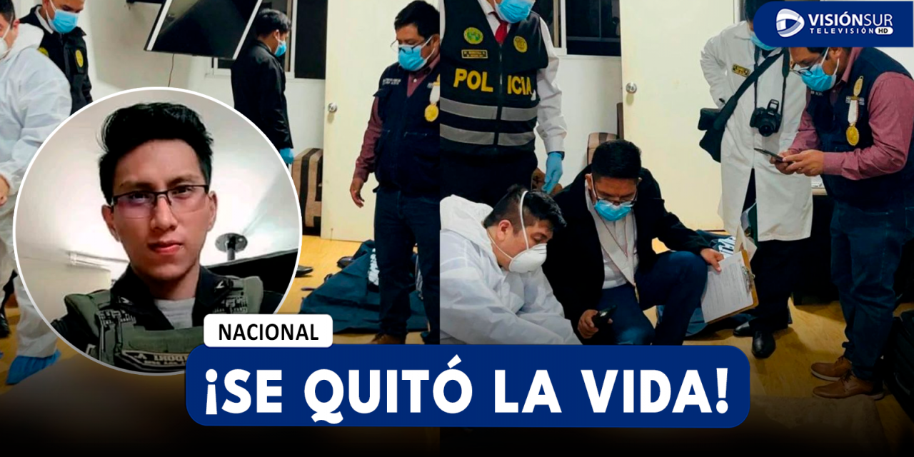 NACIONAL: SUBOFICIAL DE LA POLICÍA QUE ASESINO A JOVEN EN COMAS SE QUITÓ LA VIDA