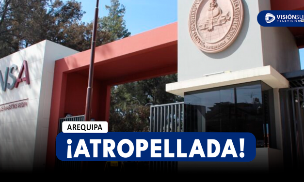 AREQUIPA: JOVEN ESTUDIANTE DE LA UNSA ES ATROPELLADA EN LA VÍA AREQUIPA – PUNO Y TERMINA CON VARIAS FRACTURAS