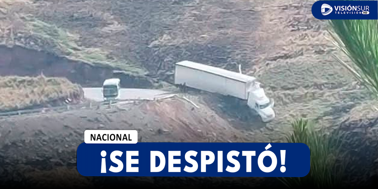 NACIONAL: CAMIÓN DE LA EMPRESA SCADI TERMINA AL COSTADO DE LA VÍA TRAS DESPISTA EN LA RUTA SICUANI – ESPINAR