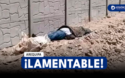 AREQUIPA: ENCUENTRAN SIN VIDA A UN VARÓN CON SIGNOS DE TORTURA JUNTO A SU PAREJA QUEDÓ GRAVEMENTE HERIDA POR PRESUNTO ATAQUE DE DELINCUENTES