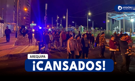 AREQUIPA: VECINOS DE LA ALAMEDA DE SALAVERRY SALIERON A PROTESTAR PARA QUE LAS AUTORIDADES EXPULSEN A MALOS EXTRANJEROS