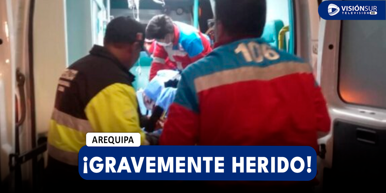 AREQUIPA: JOVEN TERMINA GRAVEMENTE HERIDO LUEGO DE HABER SIDO ASALTADO EN EL TERMINAL TERRESTRE