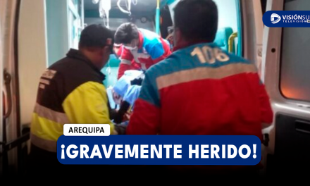 AREQUIPA: JOVEN TERMINA GRAVEMENTE HERIDO LUEGO DE HABER SIDO ASALTADO EN EL TERMINAL TERRESTRE