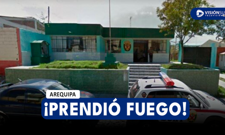 AREQUIPA: DELINCUENTES PRENDEN FUEGO A TIENDA DE ABARROTES EN PAUCARPATA