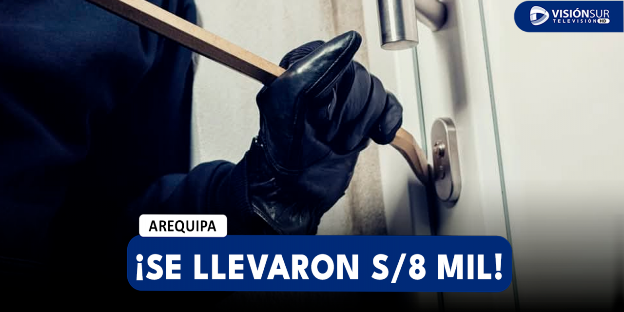 AREQUIPA: DELINCUENTES INGRESAN A VIVIENDA EN LA JOYA Y SE ROBAN MÁS DE S/8 MIL JUNTO CON ELECTRODOMÉSTICOS