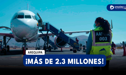 AREQUIPA: EL AEROPUERTO DE AREQUIPA CERRARÍA EL AÑO CON MÁS DE 2.3 MILLONES DE PASAJEROS ENTRE SALIDAS Y LLEGADAS