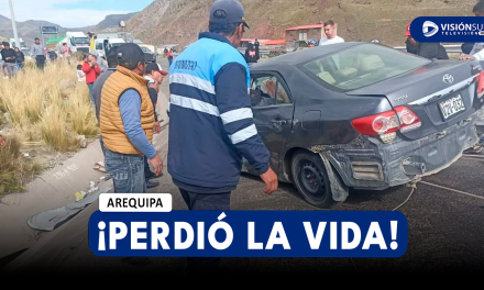 AREQUIPA: UNA PERSONA PERDIÓ LA VIDA EN ACCIDENTE EN LA VÍA JULIACA – AREQUIPA TRAS DESPISTE DE VEHÍCULO