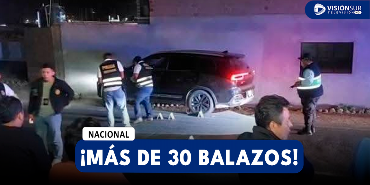 NACIONAL: ASESINAN A VARÓN AL INTERIOR DE SU CAMIONETA CON MÁS DE 30 BALAZOS EN HUARAL