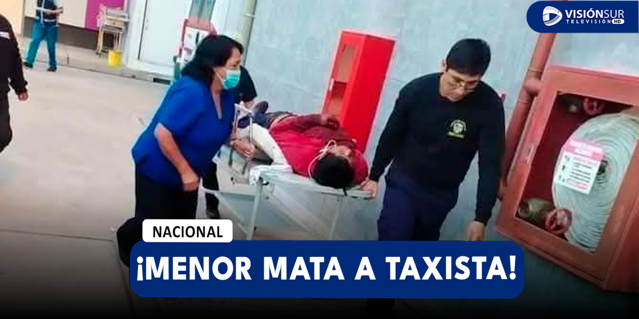 NACIONAL: MENOR DE 16 AÑOS ACABA CON LA VIDA DE UN TAXISTA EN AYACUCHO