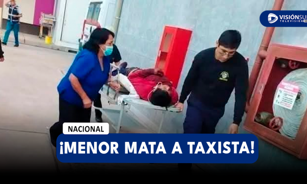 NACIONAL: MENOR DE 16 AÑOS ACABA CON LA VIDA DE UN TAXISTA EN AYACUCHO