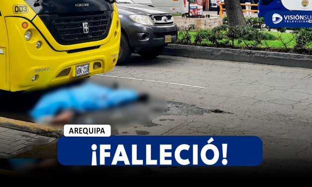 AREQUIPA: MUJER ES ATROPELLADA POR BUS DEL SIT Y PIERDE LA VIDA EN LA AV. EJÉRCITO