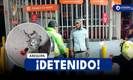 AREQUIPA: DETIENEN A VENEZOLANO CERCA A UN GRIFO EN LA AV. LA MARINA CON BOTELLAS DE COMBUSTIBLE