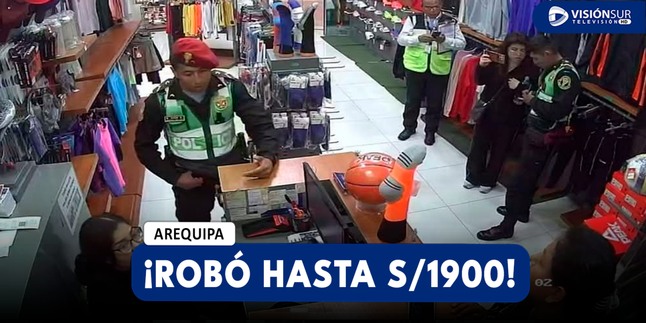 AREQUIPA: DETIENEN A MUJER ACUSADA DE REALIZAR ROBOS SISTEMÁTICOS EN TIENDA DEPORTIVA