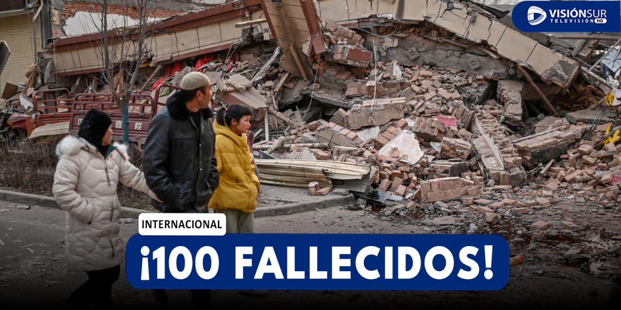 INTERNACIONAL: GRAN TERREMOTO SE REGISTRÓ EN CHINA DEJANDO MÁS DE 100 PERSONAS FALLECIDAS Y CASAS DESTRUIDAS