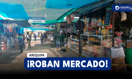 AREQUIPA: DELINCUENTES INGRESAN AL MERCADO HORACIO ZEVALLOS Y SE LLEVAN MERCADERÍA DE VARIOS PUESTOS