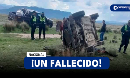 NACIONAL: FUERTE ACCIDENTE EN LA REGIÓN DE PUNO DEJA A UNA PERSONA FALLECIDA