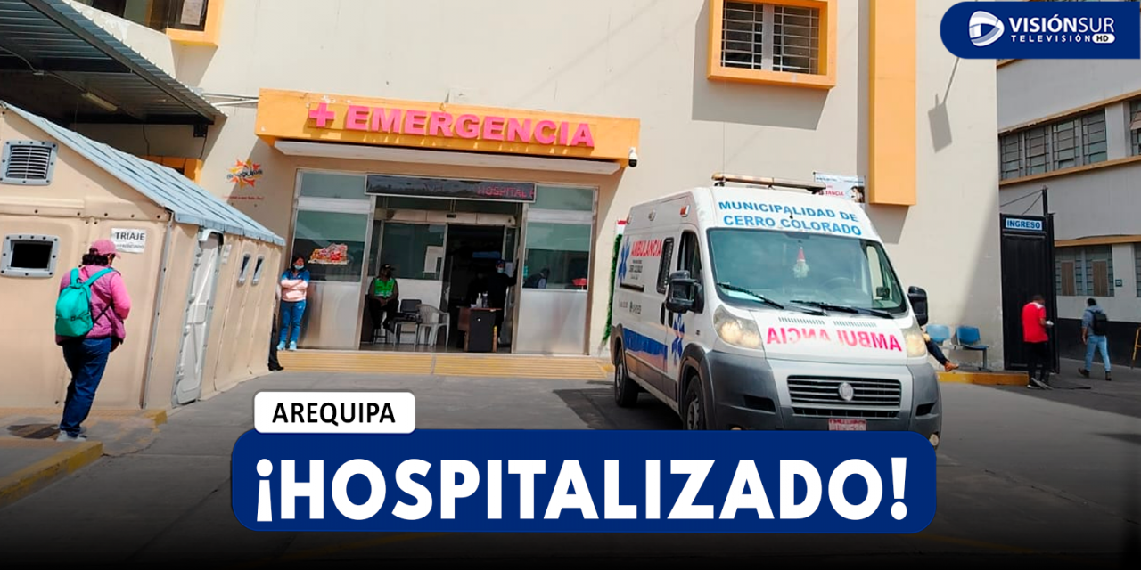 AREQUIPA: VARÓN DE NACIONALIDAD BOLIVIANA TERMINA HOSPITALIZADO TRAS RECIBIR DISPARO EN EL BRAZO