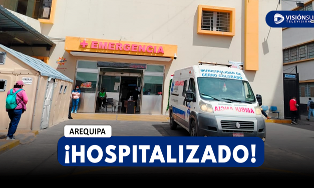 AREQUIPA: VARÓN DE NACIONALIDAD BOLIVIANA TERMINA HOSPITALIZADO TRAS RECIBIR DISPARO EN EL BRAZO